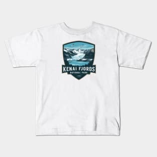 Kenai Fjords Alaska National Park Kids T-Shirt